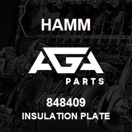 848409 Hamm INSULATION PLATE | AGA Parts