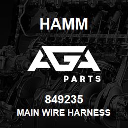 849235 Hamm MAIN WIRE HARNESS | AGA Parts