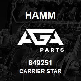 849251 Hamm CARRIER STAR | AGA Parts