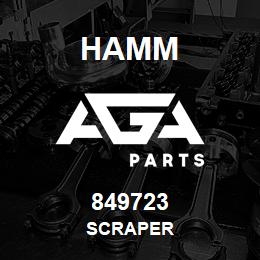 849723 Hamm SCRAPER | AGA Parts