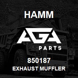 850187 Hamm EXHAUST MUFFLER | AGA Parts