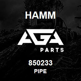 850233 Hamm PIPE | AGA Parts