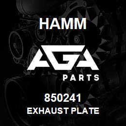 850241 Hamm EXHAUST PLATE | AGA Parts