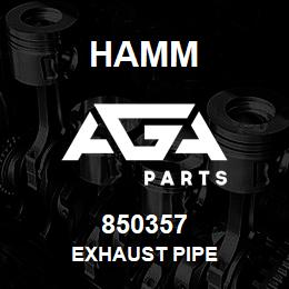 850357 Hamm EXHAUST PIPE | AGA Parts