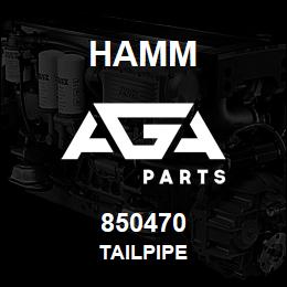 850470 Hamm TAILPIPE | AGA Parts