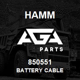 850551 Hamm BATTERY CABLE | AGA Parts