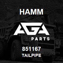 851167 Hamm TAILPIPE | AGA Parts