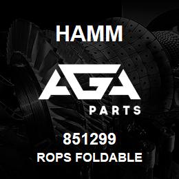 851299 Hamm ROPS FOLDABLE | AGA Parts