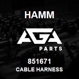 851671 Hamm CABLE HARNESS | AGA Parts