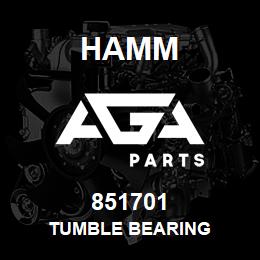 851701 Hamm TUMBLE BEARING | AGA Parts