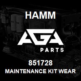 851728 Hamm MAINTENANCE KIT WEAR PARTS | AGA Parts