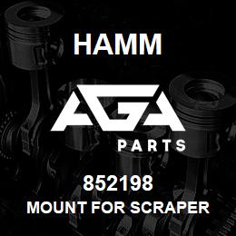 852198 Hamm MOUNT FOR SCRAPER | AGA Parts