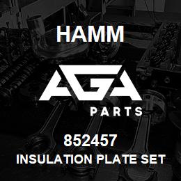 852457 Hamm INSULATION PLATE SET | AGA Parts