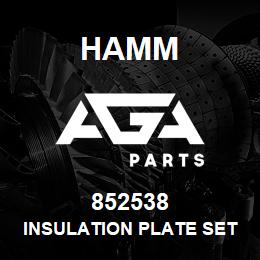 852538 Hamm INSULATION PLATE SET | AGA Parts