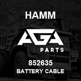 852635 Hamm BATTERY CABLE | AGA Parts