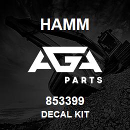 853399 Hamm DECAL KIT | AGA Parts