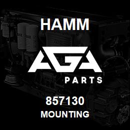 857130 Hamm MOUNTING | AGA Parts