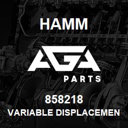 858218 Hamm VARIABLE DISPLACEMENT PUMP | AGA Parts