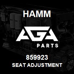 859923 Hamm SEAT ADJUSTMENT | AGA Parts