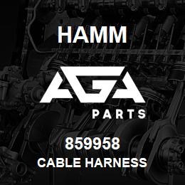 859958 Hamm CABLE HARNESS | AGA Parts