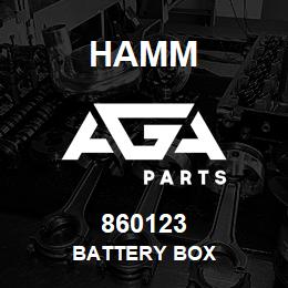 860123 Hamm BATTERY BOX | AGA Parts