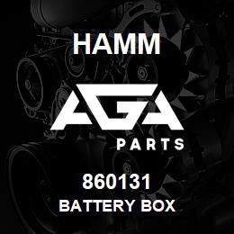 860131 Hamm BATTERY BOX | AGA Parts