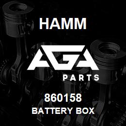 860158 Hamm BATTERY BOX | AGA Parts