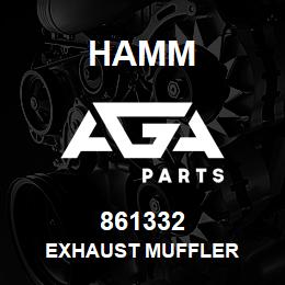 861332 Hamm EXHAUST MUFFLER | AGA Parts