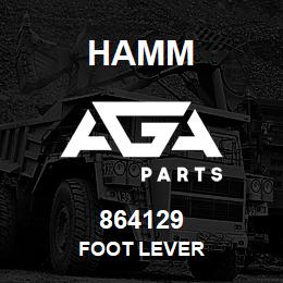 864129 Hamm FOOT LEVER | AGA Parts