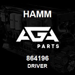 864196 Hamm DRIVER | AGA Parts