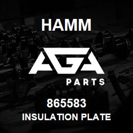 865583 Hamm INSULATION PLATE | AGA Parts