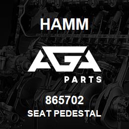 865702 Hamm SEAT PEDESTAL | AGA Parts