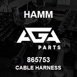 865753 Hamm CABLE HARNESS | AGA Parts