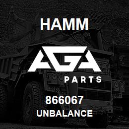 866067 Hamm UNBALANCE | AGA Parts