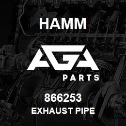 866253 Hamm EXHAUST PIPE | AGA Parts