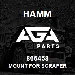 866458 Hamm MOUNT FOR SCRAPER | AGA Parts