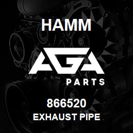 866520 Hamm EXHAUST PIPE | AGA Parts