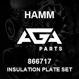 866717 Hamm INSULATION PLATE SET | AGA Parts