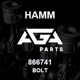 866741 Hamm BOLT | AGA Parts