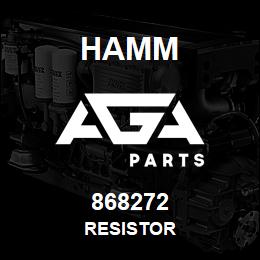 868272 Hamm RESISTOR | AGA Parts