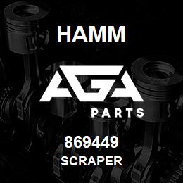 869449 Hamm SCRAPER | AGA Parts