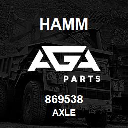 869538 Hamm AXLE | AGA Parts