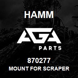 870277 Hamm MOUNT FOR SCRAPER | AGA Parts