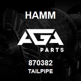 870382 Hamm TAILPIPE | AGA Parts