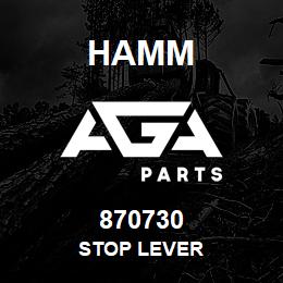 870730 Hamm STOP LEVER | AGA Parts