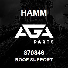 870846 Hamm ROOF SUPPORT | AGA Parts