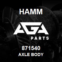 871540 Hamm AXLE BODY | AGA Parts