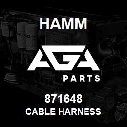 871648 Hamm CABLE HARNESS | AGA Parts