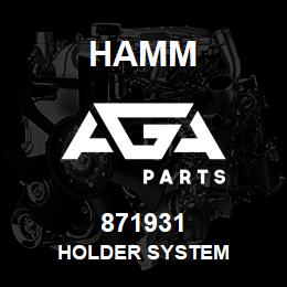 871931 Hamm HOLDER SYSTEM | AGA Parts