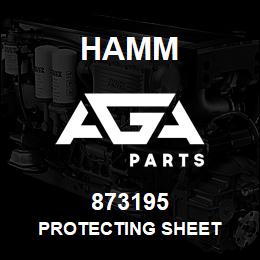 873195 Hamm PROTECTING SHEET | AGA Parts